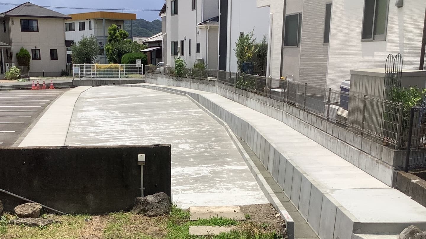 水路改修工事